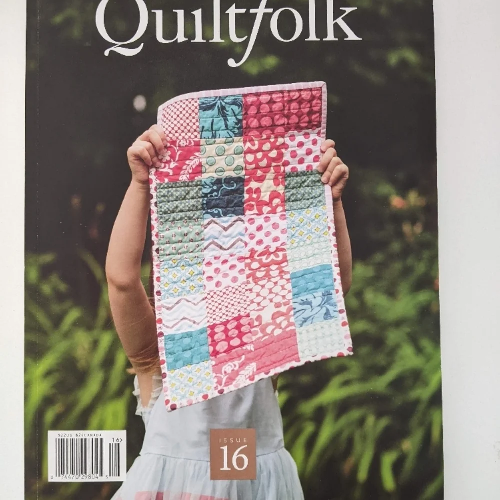 Quiltfolk Issue 16 and 17 Quarterly Magazine Bundle, no Ads just quilt stories!